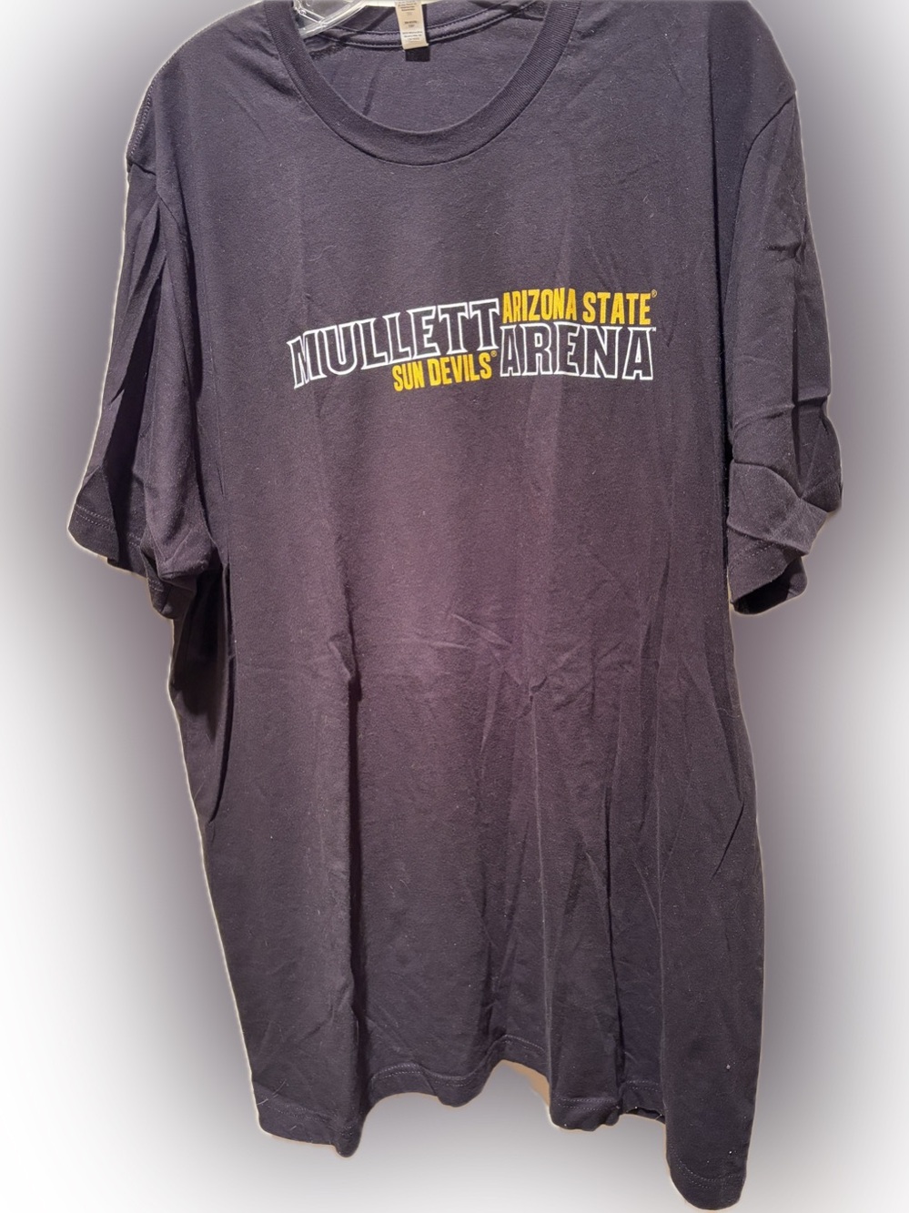NWOT Bella Canvas Black Arizona State University Devils hockey Mullett Arena Tee